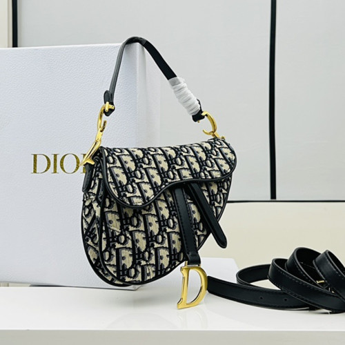 Dior Womens Mens Bag Saddle Bag Luxury Brand Design Fashion Type Mini Saddle Bag with Strap with Original Box M0456CTZQ_M928