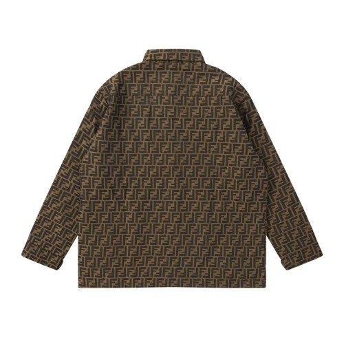 Fendi Men Womens Shirt Coat Luxury Brand Mens Jacket Top Quality   