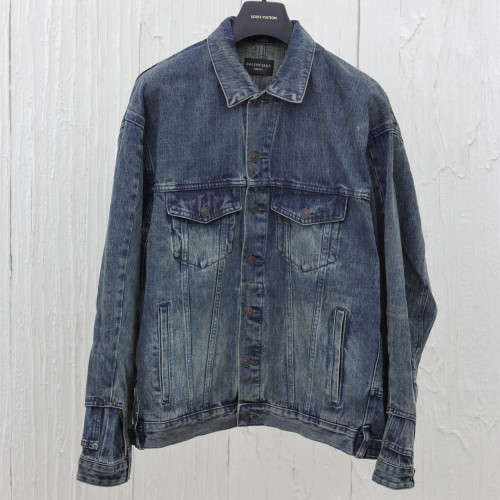 Balenciaga Men Womens Jacket Denim Coat Luxury Brand Mens Jackets Top Quality   