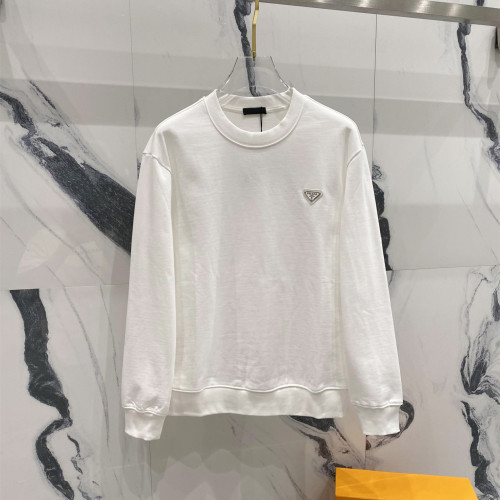 Prada Women Mens Long Sleeve T Shirts Sweatshirt Luxury Brand Mens Sweatshirts   