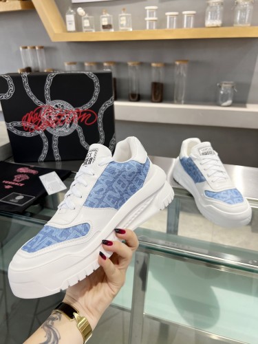 Versace Men Shoes Fashion Sneakers Luxury Brand Top Quality Breathable Versace Odissea Sneaker with Original Box whatsapp  