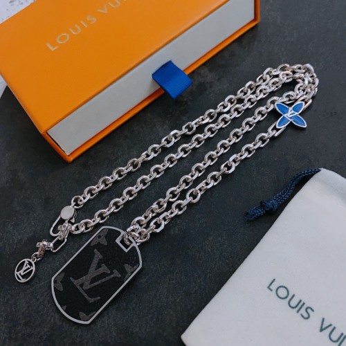 Louis Vuitton Luxury Men Womens Necklace