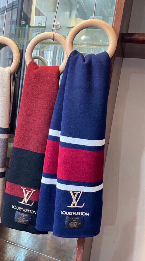 Louis Vuitton Scarves Men Womens Fashion Scarf with Original Box   