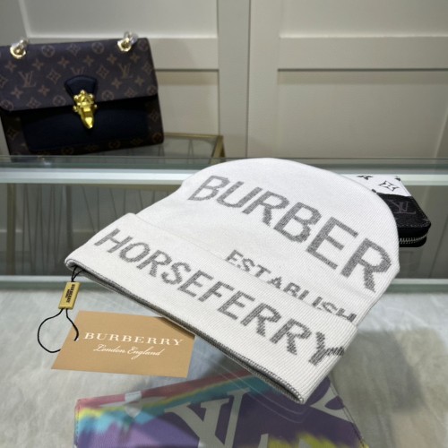 Burberry Womens Mens Cap Knit Hat Luxury Brand with Original Box  
