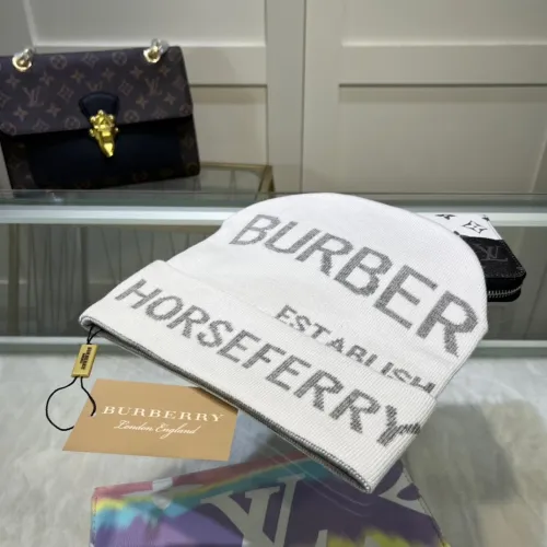 Burberry Womens Mens Cap Knit Hat Luxury Brand with Original Box  