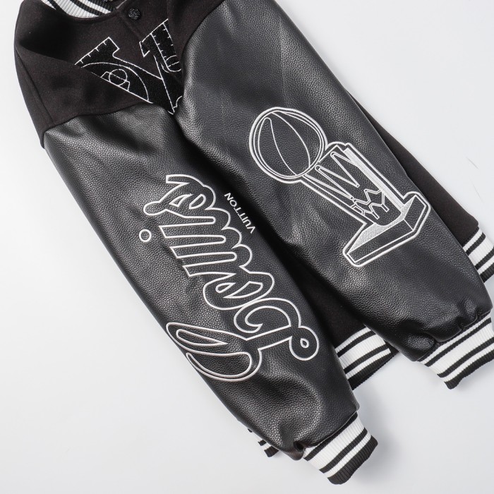 Louis Vuitton x NBA Men Womens Jackets Coat Luxury Brand Mens Jackets Varsity Blouson Top Quality   