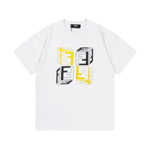 Fendi Luxury Brand Women Mens Short Sleeve T-Shirt   