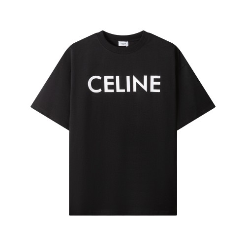 Celine Luxury Brand Women Mens Short Sleeve T-Shirt   