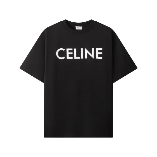 Celine Luxury Brand Women Mens Short Sleeve T-Shirt   