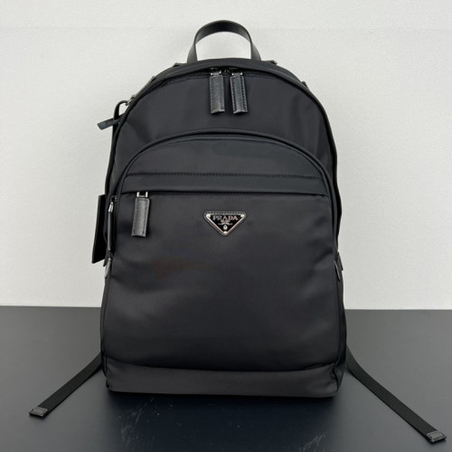 Prada Mens Womens Unisex Shoulder Bags Backpacks Re-Nylon and Saffiano leather backpack 2VZ048_2DMG_F0002_V_OOO without Original Box  