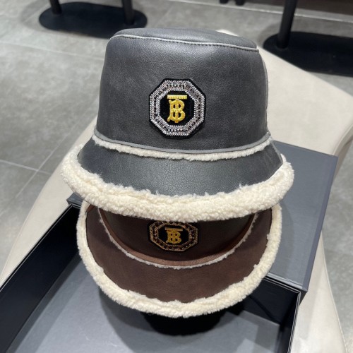 Burberry Men Womens Cap Bucket Hat Luxury Brand with Original Box  