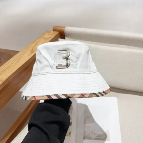 Burberry Womens Mens Cap Bucket Hat Luxury Brand with Original Box  