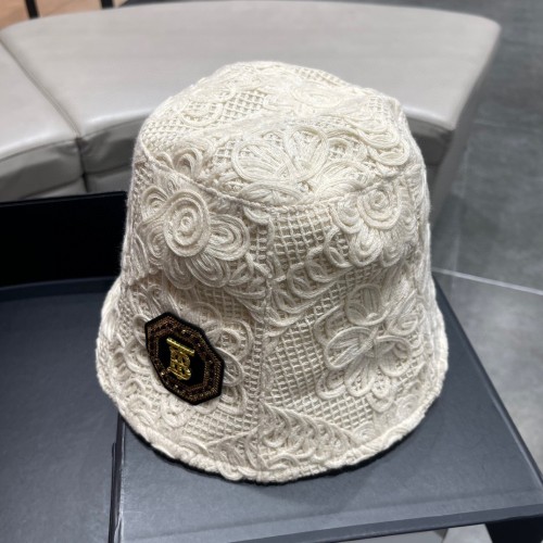 Burberry Womens Cap Bucket Hat Luxury Brand with Original Box  