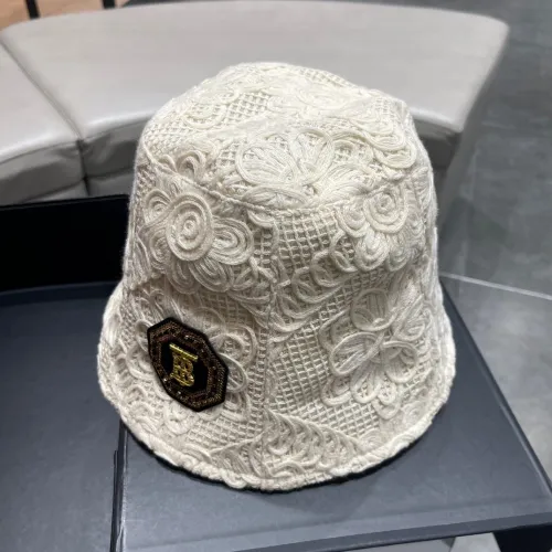 Burberry Womens Cap Bucket Hat Luxury Brand with Original Box  