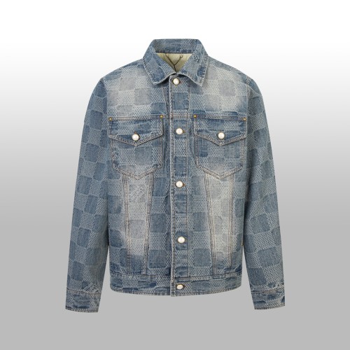 Louis Vuitton Men Womens Jackets Denim Luxury Brand Mens Jackets Top Quality   