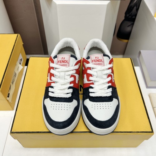 Fendi Mens Shoes Fashion Sneakers Luxury Brand Casual Fendi Trainer Sneakers Match Basse Shoes for Men with Original Box