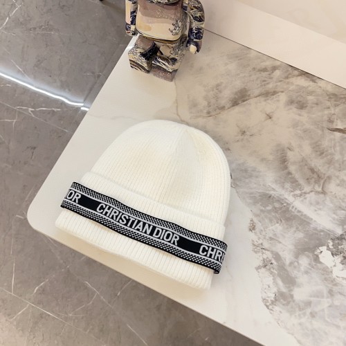 Dior Men Womens Knit Hat Luxury Brand Design Dior Cap with Original Box  