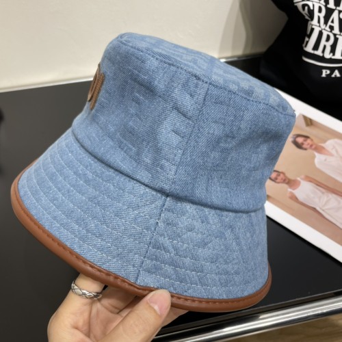 Fendi Men Womens Bucket Hat Luxury Brand Design Fendi Cap with Original Box  
