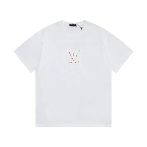 Louis Vuitton Luxury Brand Men Womens Short Sleeve T-Shirt   
