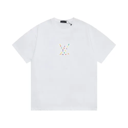 Louis Vuitton Luxury Brand Men Womens Short Sleeve T-Shirt   