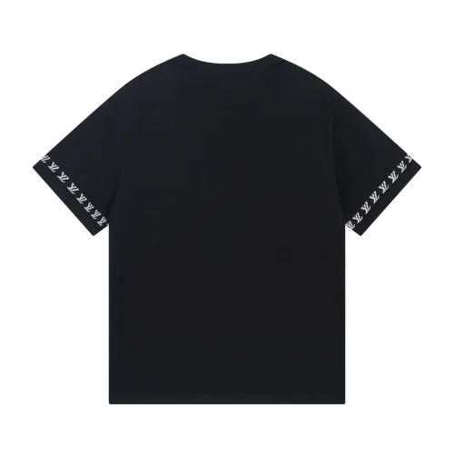 Louis Vuitton Luxury Brand Men Womens Short Sleeve T-Shirt Short-Sleeved Cotton Crewneck   
