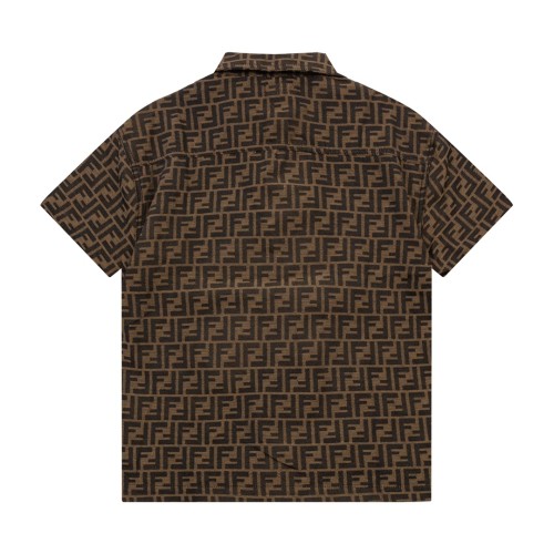 Fendi Luxury Brand Women Mens Short Sleeve Shirt   
