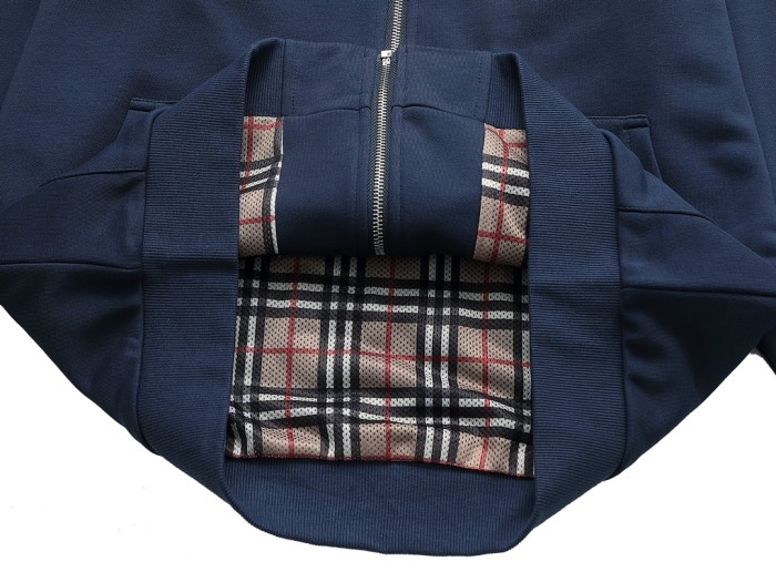 Burberry Womens Mens Sweatshirt Luxury Brand Mens Zip Hoodie   