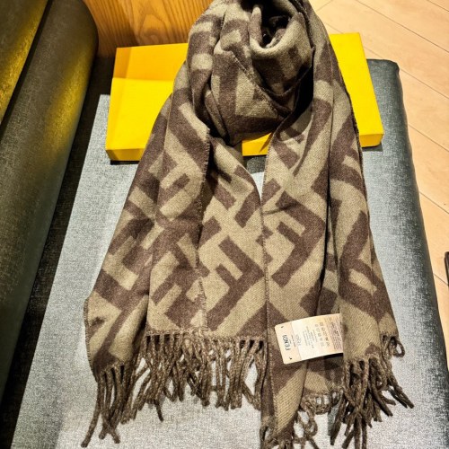 Fendi Scarves Men Womens Fashion Scarf034