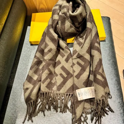 Fendi Scarves Men Womens Fashion Scarf034