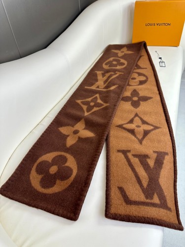 Louis Vuitton Scarves Men Womens Fashion Scarf with Original Box   