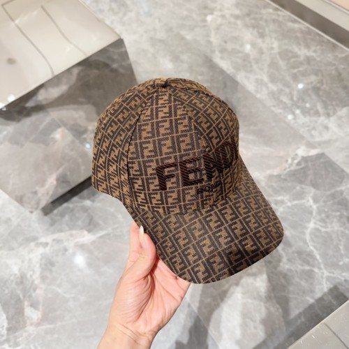 Fendi Men Womens Baseball Hat Luxury Brand Design Fendi Cap with Original Box  