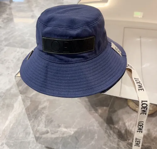 Loewe Men Womens Bucket Hat Luxury Brand Design Loewe Hats with Original Box  