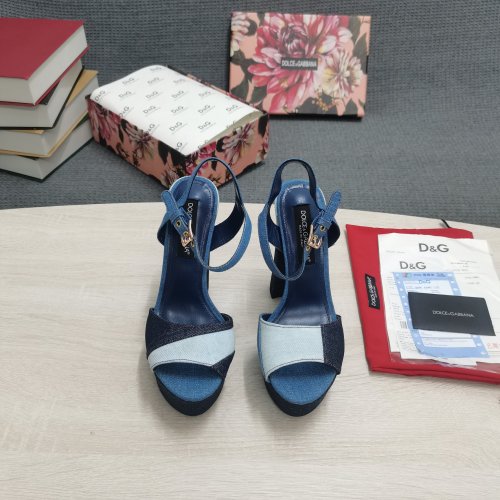 Dolce & Gabbana Womens Shoes Sandals Pumps Lurex Sandals with Original Box Heel 15cm