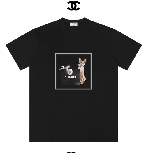 Chanel Luxury Brand Women Mens Short Sleeve T-Shirt   