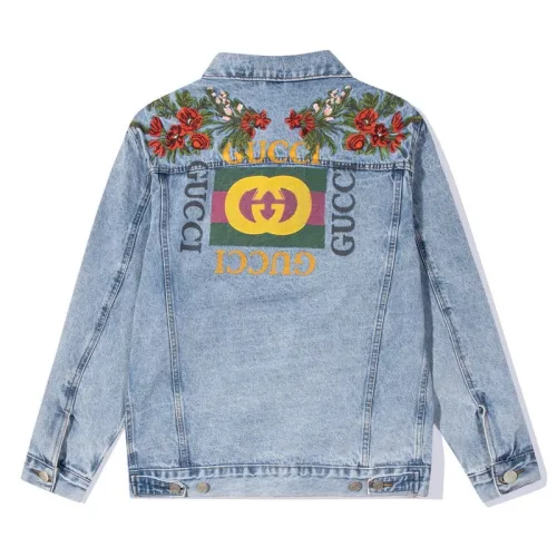 Gucci Men Womens Jackets Coat Luxury Brand Mens Denim Jacket Top Quality   
