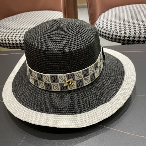Loewe Womens Bucket Hat Luxury Brand Design Loewe Hats Straw Hat with Original Box  