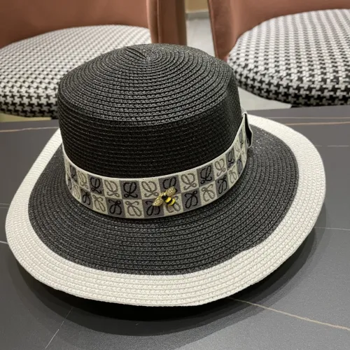 Loewe Womens Bucket Hat Luxury Brand Design Loewe Hats Straw Hat with Original Box  
