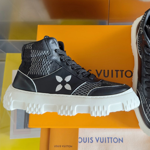 Louis Vuitton Mens Shoes Fashion Sneakers Design Luxury Brand LV Space Lander SNEAKER with Original Box  