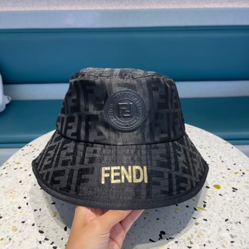 Fendi Men Womens Bucket Hat Luxury Brand Design Fendi Cap with Original Box  