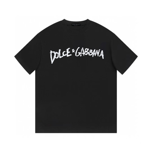 Dolce&Gabbana Luxury Brand Women Mens Short Sleeve T-Shirt   