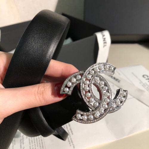 Chanel Womens Belt Luxury Brand Design Fashion Type with Original Box