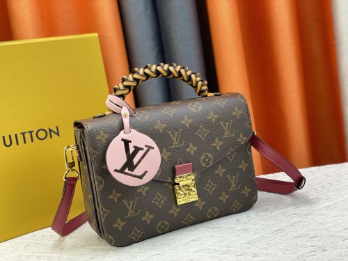 Louis Vuitton Womens Bags Crossbody Bag POCHETTE MÉTIS Monogram canvas Luxury Brand Messenger Shoulder Bags with Original Box  