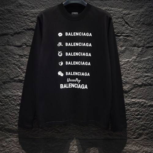 Balenciaga Womens Mens Long Sleeve Sweatshirt Luxury Brand Mens Sweatshirts   
