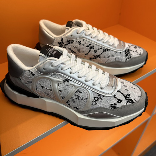Valentino Garavani Mid-Top Calfskin VL7N Sneaker With Bands Mens Shoes Sneakers Luxury Brand with Original Box  