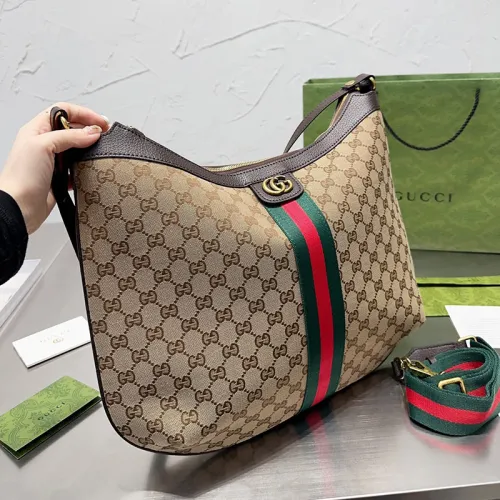 Gucci Mens Womens Bags Shoulder Bag Luxury Brand Ophidia GG shoulder bag in GG Supreme  