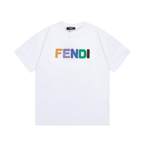 Fendi Luxury Brand Women Mens Short Sleeve T-Shirt   