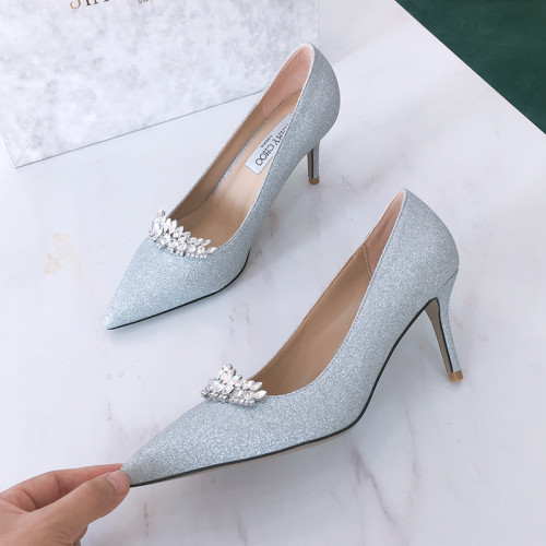 Jimmy Choo Womens Shoes Pumps Luxury Brand Design with Original Box 7.5cm Heel whatsapp 