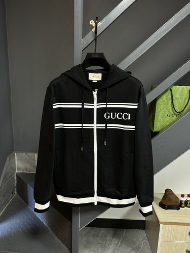 Gucci Womens Mens Zip Hoodie Luxury Brand Mens Sweatshirt Winter Fashion   