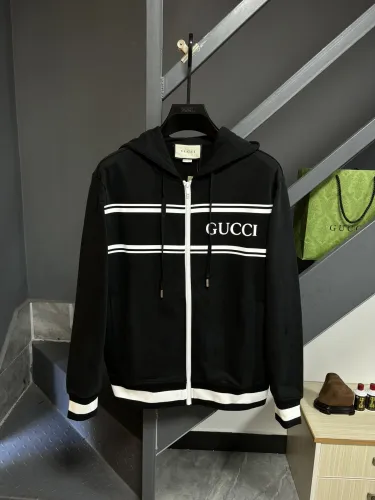 Gucci Womens Mens Zip Hoodie Luxury Brand Mens Sweatshirt Winter Fashion   
