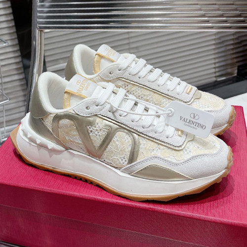 Valentino Womens Shoes Sneakers Leather Luxury Brand Women Rockstud Untitled Shoes with Original Box Whatsapp 